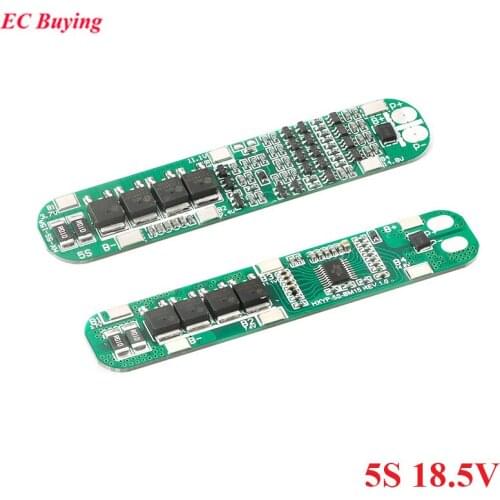 5S 18.5V 21V 18650 Lithium Battery Protection Board 25A Li-ion Lipo Cell Pack BMS Module Overcharge Over Discharge Protect
