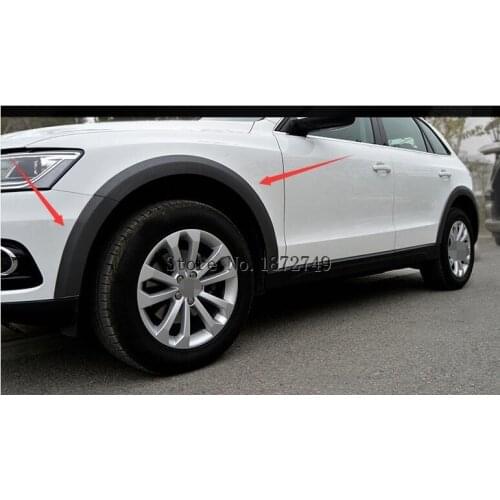 8.5 CMFender Flares Wheel Arch Eyebrows Wide Strip Covers Fit For Audi Q5 Non-Sline 2009-2017 Guard Trims Car Styling 8