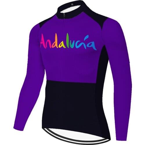 Andalucia Summer Spirng Ropa Cyclisme Homme Jerseys Mallot Masculino Hombre Equipos Jersey Maglia Ciclismo Uomo Maillot Velo