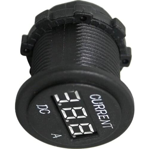 Car Auto 12V/24V DC 1A-10A Red LED Display Digital Ammeter Amp Gauge Meter