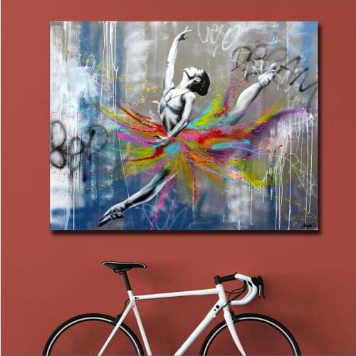 Large size Printing Graffiti Art Street-Ball Canvas Wall Pictures for Living Room Office Bedroom Modern Canvas Oil Painting