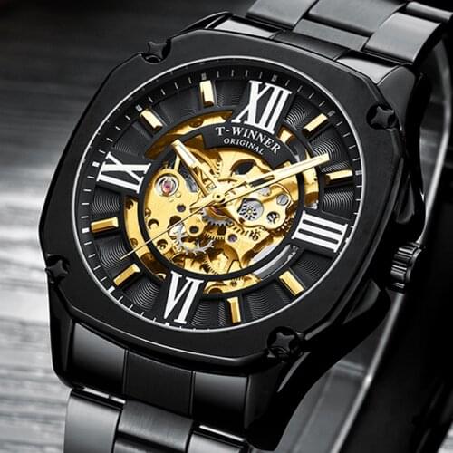 Watch Men Automatic Mechanical Watch Luxury Fashion Stainless Steel Sport Watches Mens Relogio Masculino