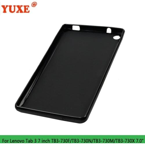 Tablet Case For Lenovo Tab 3 7 inch 730 TB3-730F TB3 730M 730X 730N 7.0" Funda Back TPU Silicone Anti-Drop Cover