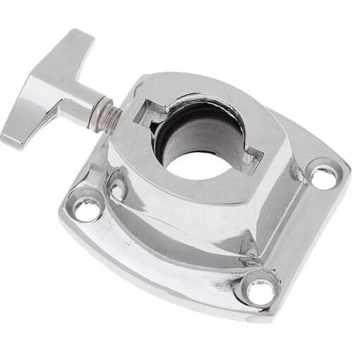 Tooyful Drum Holder Base Plate Drum Rack Clamp Drum Tom Mount Bracket for Drummer