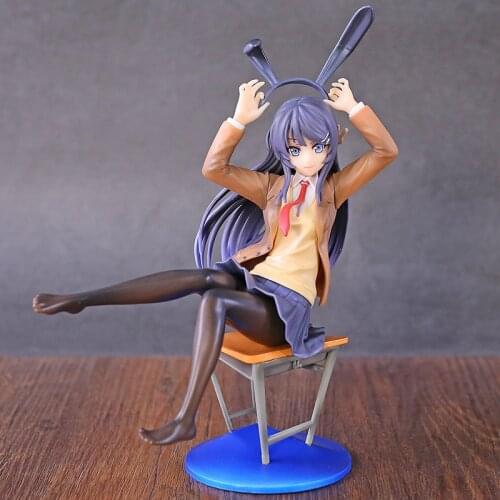 Sakurajima Mai 1/8 Scale Figure Seishun Buta Yarou Wa Bunny Girl Senpai No Yume Wo Minai Model Doll Toy