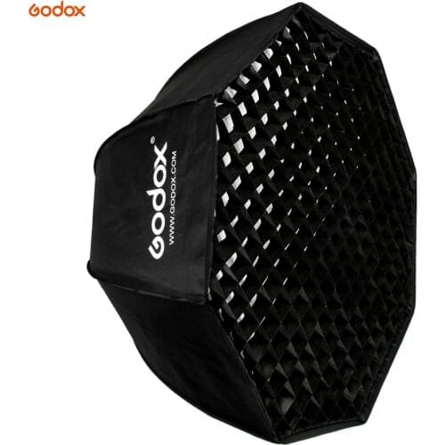 Godox SB-UE 80cm / 31.5in Bowens Mount Portable Octagon Honeycomb Grid Umbrella Softbox for Speedlite Flash Light