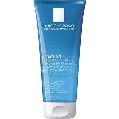 La Roche-Posay Effaclar Jeli 200 Ml - Yağlı Ve Hassas Ciltler İçin Sabun İçermeyen Temizleyici Jeli