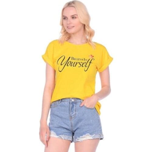 Женские базовые футболки Lil'Line China At AliExpress