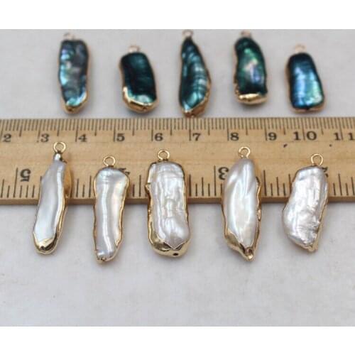 Gold Color Cooper Natural Real Freshwater Baroque Pearls Necklace Bracelet Earrings Jewelry Parts Component Fittings 50pcs/lot