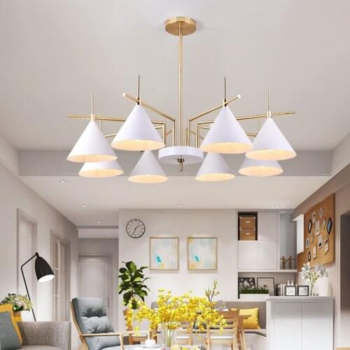 Fashion Nordic living room chandelier post modern minimalist personality creative bedroom home lighting WF514946
