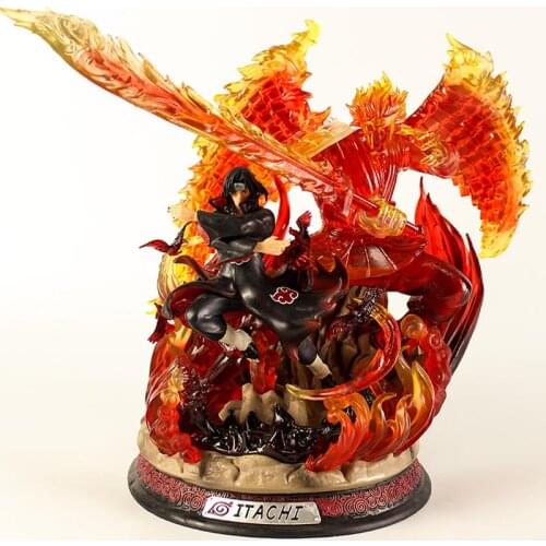 Naruto GK Statue Uchiha Itachi Figure Susanoo Can Shine Collectible Toys