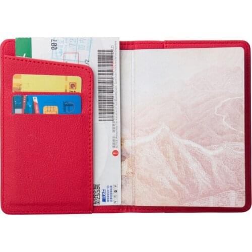 New Unisex Travel Passport Cover ID Card Holder Ticket Pouch Bag Protector Organizer Solid Card Bags 10*14cm