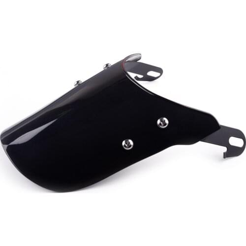 Front Smoked Windshield Windscreen Suit 5-7" Round Headlight Motorcycle