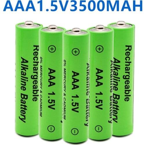 1.5V AAA rechargeable battery 3500mah AAA 1.5V New Alkaline Rechargeable batery for led light toy AAA battery 3500mah