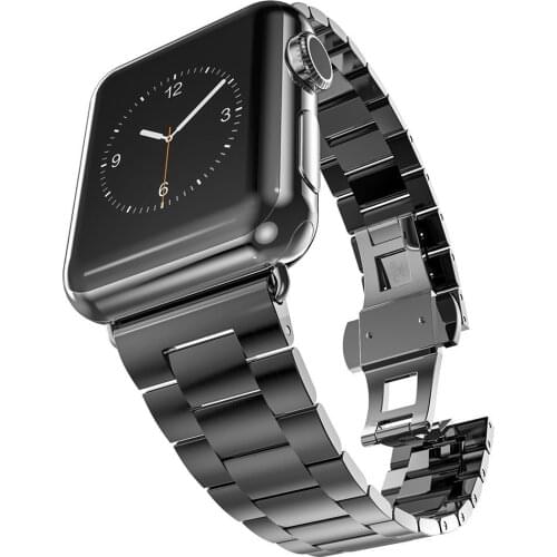 Correa for apple watch 38 mm 42mm 44mm 40mm band Metal pulseira for iWatch watchband Business strap Series 5/4/3/2/1 wrist