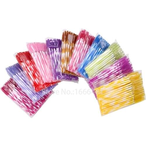200 pcs/lot Eyelash brushes Makeup brushes Disposable Mascara Wands Applicator Spooler