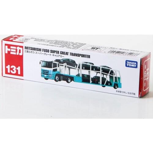 Takara Tomy Tomica Mitsubishi Fuso Super Great Transporter 15cm Metal Diecast Vehicles Toy Cars New #131