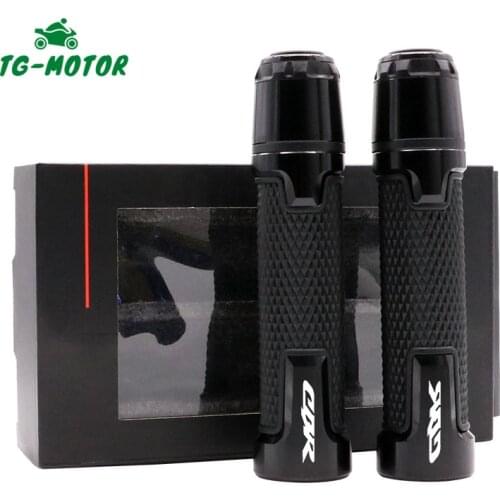 TG-Motor With CBR logo Motorcycle Handlebar Handle Grips Bar Ends Sliders For HONDA CBR500R/CB500F/X 2013-2018 2019 2020 2021
