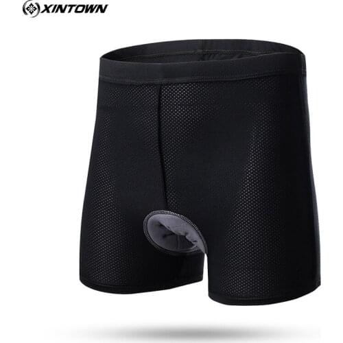 XINTOWN Pro Bike Bicycle underwear Shorts Black MTB Cycling Clothing Men Women Grey silicone Padded Comfortable shorts Bike wear