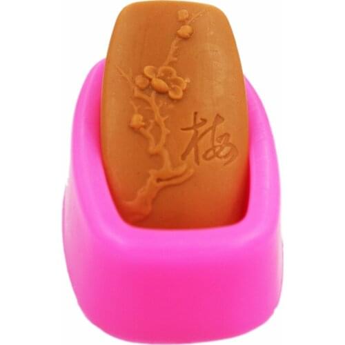 Plum Flower Chinese Style y Mold S467 Craft Art Silicone 3D Soap Mold Craft Molds DIY Handmade Candle Molds