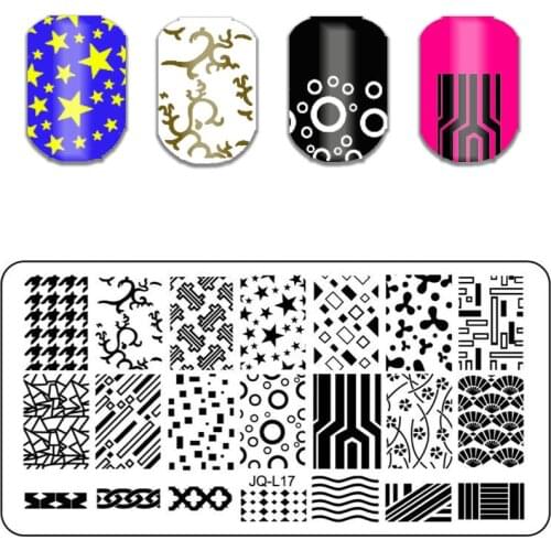 1PCS/lot Konad Design Stamp Image Nail Art Stamping Plate DIY Image Plate Template