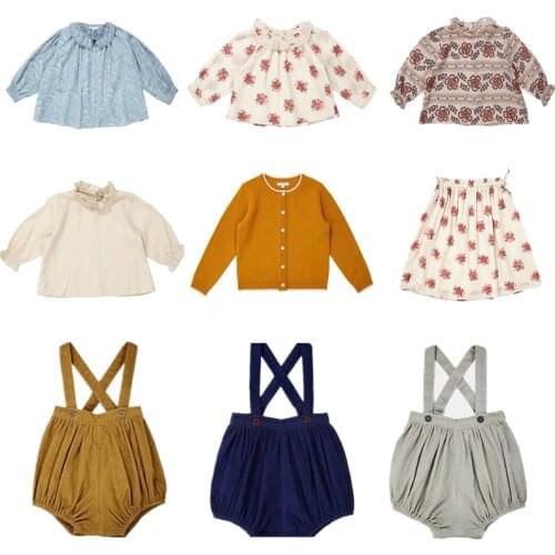 CBC Brand New Autumn Winter Kids Dresses Girls Print Flower Long Sleeve Princess Dress Baby Child Cotton Princess Clothes