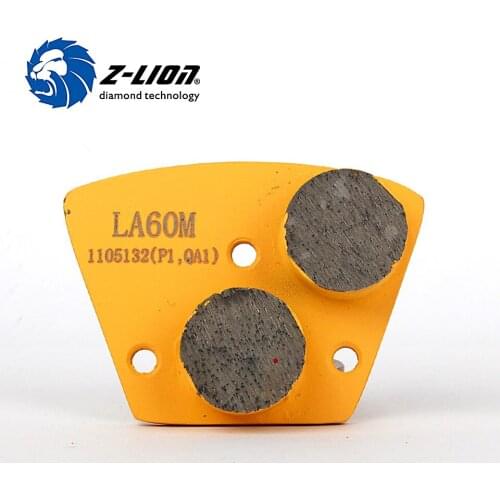 Z-Lion Diamond Grinding Discs For Concrete Terrazzo Floor Metal Bond Floor Grinding Disc Trapezoid Medium Bond Diamond Polished