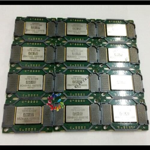 Free Shipping 1076-6319W 1076-6318W Projector DMD Chip 1076-6328W 1076-6329W with 1 month for X1260 P5270 MP523 MP624 MP622