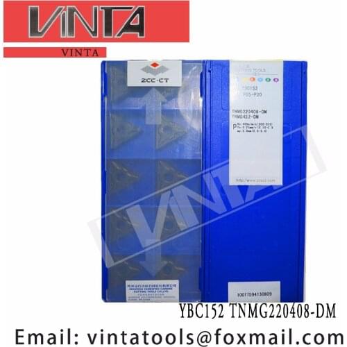 Free shipping high quality 10pcs/lots YBC152 YBC251 TNMG220408-DM cnc carbide turning inserts