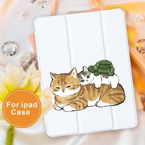 For ipad Case Cute Cat Series For iPad 10.9 inch Air 4 2020 5th 6th 10.2 inch 8th Generation 12.9 inch Pro 2018 Mini 4 5 Cover