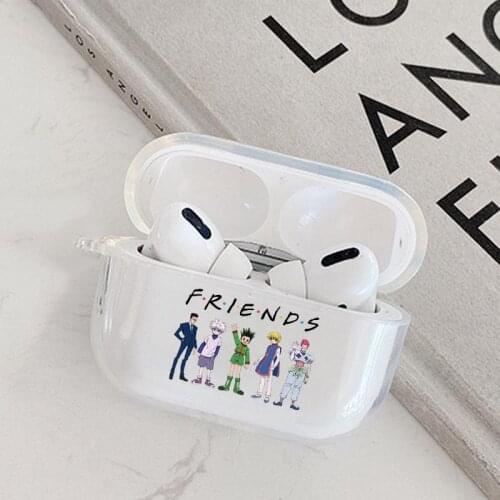 Hunter X Hunter HXH Anime Hunter X Hunter 3 Soft Clear Earphone Case ForAirpods Pro Wireless Bluetooth Earphone Cover