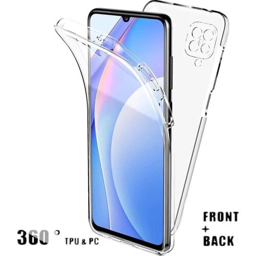 360 PC+TPU Case for Samsung Galaxy A12 A42 A02S A01 A11 A21S A31 A41 A51 A71 A32 A52 A72 S21 Plus S20 FE Note20 Ultra Full Cover