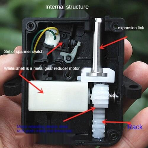 Electronic lock electric adjustable dc motor electric door lock switch machine