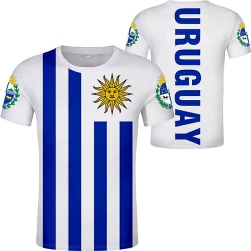 URUGUAY youth male diy custom made name number photo ury boy t shirt nation flag uy uruguayan spanish country college clothes