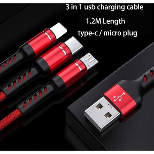 Multi usb fast charging cable for samsung a30 s20 note20 type c usb cord for huawei nova7 mate20 honor30 p30 micro usb for oppo