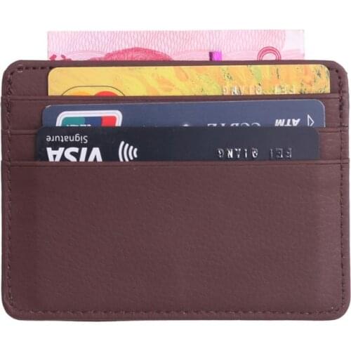 Mens Leather Thin Wallet ID Money Credit Card Slim Holder Money Pocket Organizer G5AE