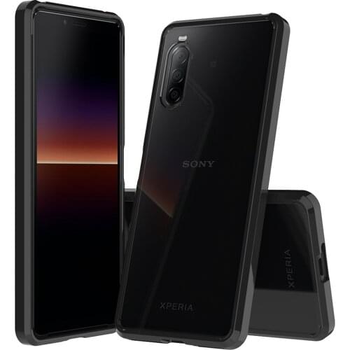 Soft Silicon TPU/PC Case For Sony Xperia 10 II Fundas Capa Shockproof Crystal Clear Shell Hard Back Cover For Sony Xperia 1 II