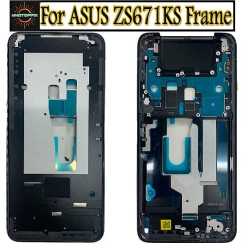 Original New For Asus Zenfone 7 PRO ZS671KS Middle Frame Housing Bezel For ASUS_I002D ZS670KS frame LCD Supporting Front Frame