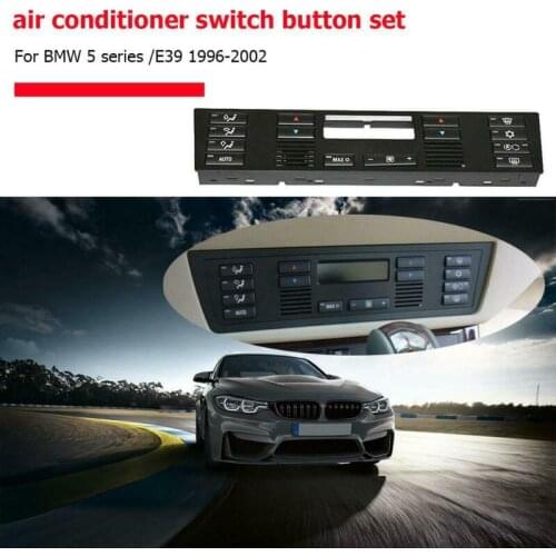 Vehicle Control Panel Air Conditioning Switch Buttons Cap Cover For BMW X5 E53 E39 Switches Relays Replacements