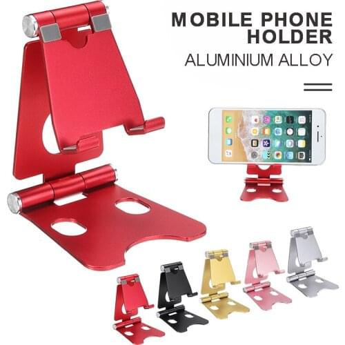 Tablet Holder For Smartphone Universal Aluminum Foldable Desktop Stand Holder Adjustable Tablet Bracket Holder Stands