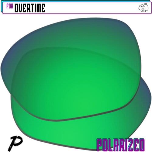 EZReplace Polarized Replacement Lenses for - Oakley Overtime Sunglasses - Green P