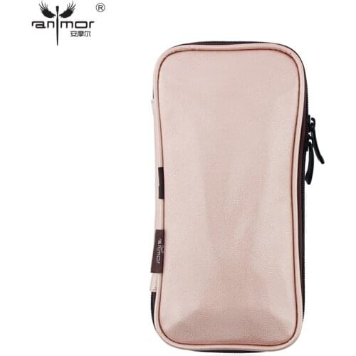 Professional Makeup Brush Bag Holder Beauty Pink PU Leather Cosmetic Brushes Traval Storage Case