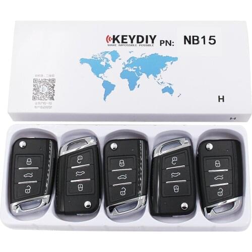 5pcs KEYDIY KD900 NB Series Remote Control KD NB15 Key for KD900+ Key Programmer URG200 Machine