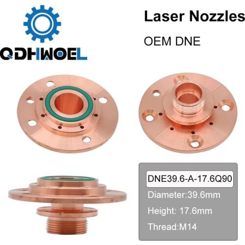 QDHWOEL G Type DN-2 End Connector Q90 Height 12.3mm 17.6mm For Fiber Laser Cutting Machine