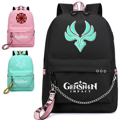 School Backpack Multifunction USB Charging Travel Canvas Student Backpack For Teenagers Boys Girls School Bag