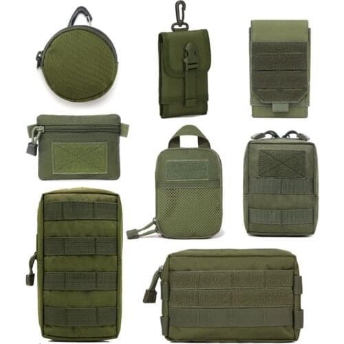 Tactical Bag Outdoor Molle Military Waist Fanny Pack Mobile Phone Pouch Hunting Gear Accessories Belt Waist Bag Army EDC Pack