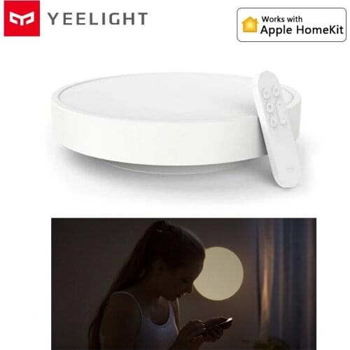 Yeelight Ceiling Light Smart LED Lamp Adjustable Brightness Control 32cm 220V Dustproof For Home Life Lighting Work With Homekit