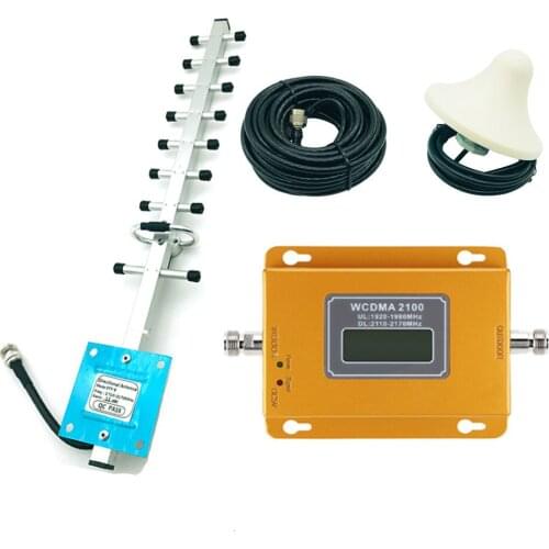 High-power Bring Screen Mobile Phone Signal Amplifier Wcdma2100mhz Enhance 3g Surf The Internet Signal Receive Amplifier