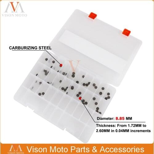Motorcycle Part 69Pcs 8.85mm Valve Shims Kit For KTM SXF XCF 250 350 450 505 XCF-W250 XCFW350 EXC350 SX450 SX505 Freeride 350