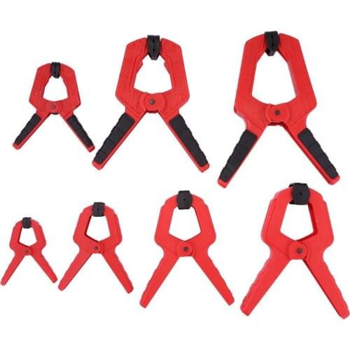 Hard Plastic A-shape Woodworking Clip Hand Screw Clamp Fixing Clamp Pinch Cock Micro Spring Clamps Set DIY Tools Grip